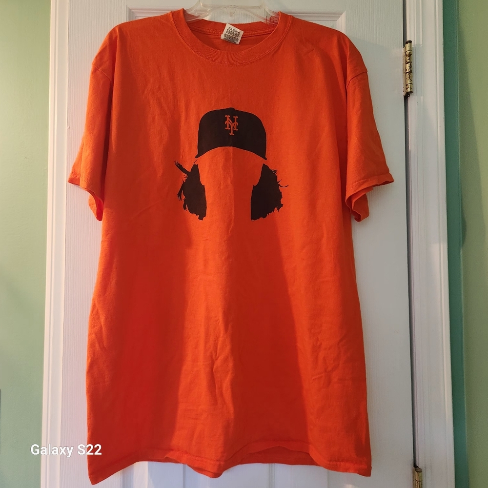 Jacob degrom silhouette mets tshirt size xl jerzees